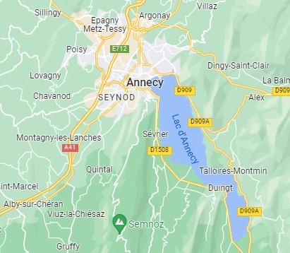 Google annecy lac
