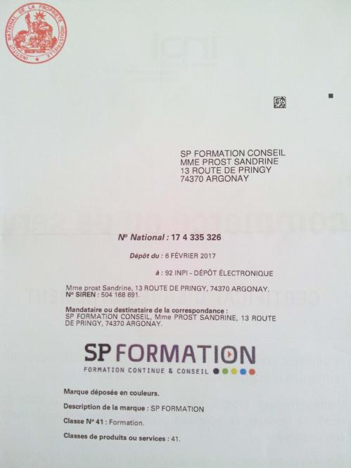 Marque deposee sp formation inpi
