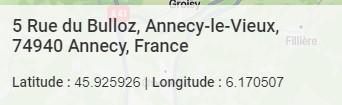 Coordonnées GPS