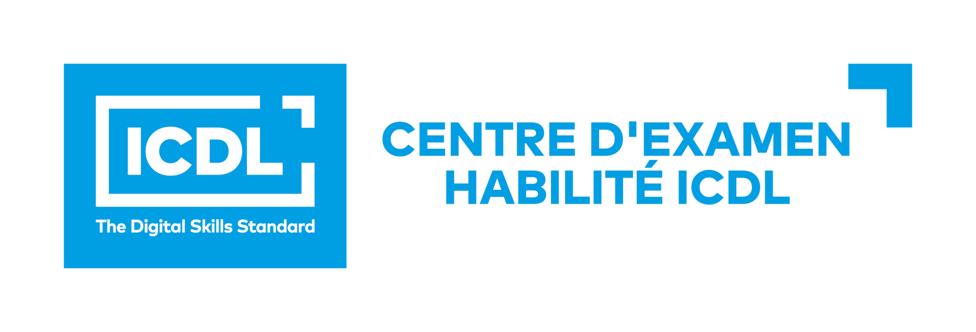 Logo centre examen habilite icdl