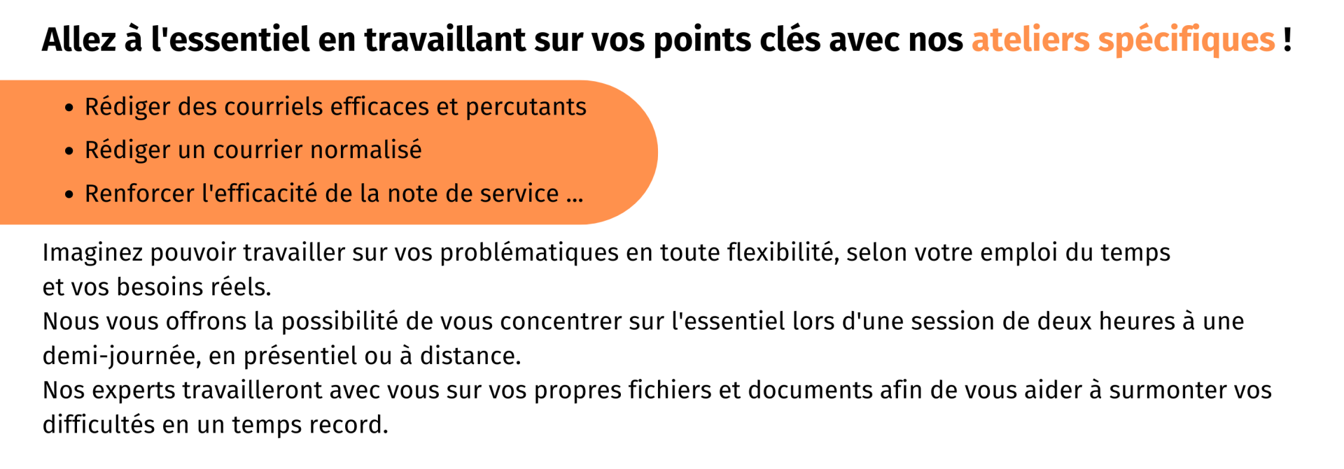 Offres ateliers projet voltaire
